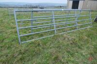 15' GALVANISED FIELD GATE - 2