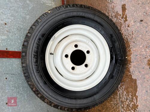 NEW LAND ROVER RIM AND MICHELIN TYRE