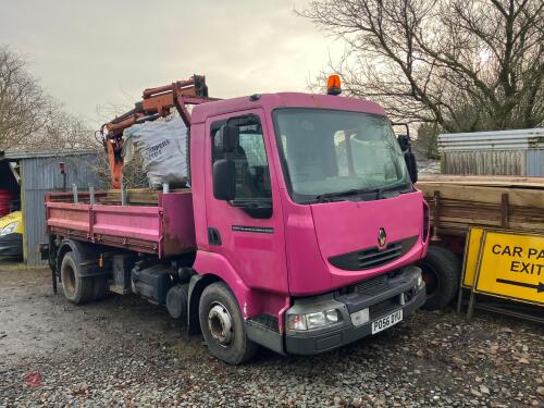 2006 RENAULT 7.5T HIGH TIPPER LORRY