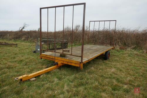 14' 6 SINGLE AXLE BALE TRAILER