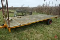 14' 6 SINGLE AXLE BALE TRAILER - 2