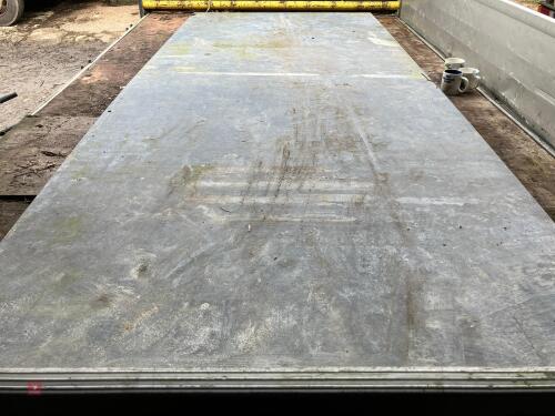 4 X 3M X 1.25 GALVANISED SHEETS