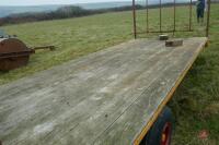 14' 6 SINGLE AXLE BALE TRAILER - 15