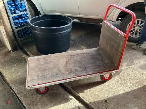 REAR STEER WHEELED TROLLEY