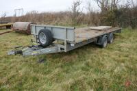 IFOR WILLIAMS 16' X 6'6" FLATBED TRAILER - 18