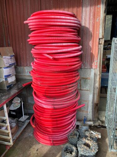 11 ROLLS OF INSULATED PIPE