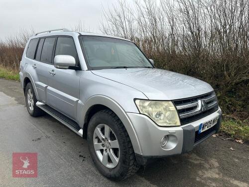 2009 MITSUBISHI SHOGUN 4X4 4WD TRUCK