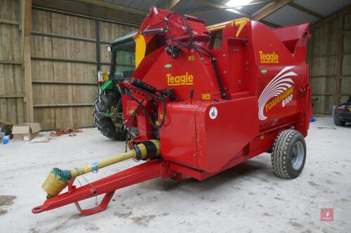 2018 TEAGLE TOMOHAWK 8100 TRAILED STRAW CHOPPER