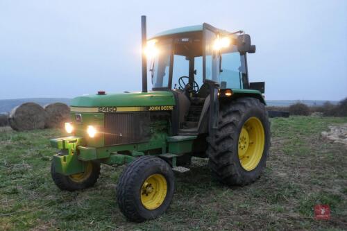 1987 JOHN DEERE 2450 POWER SYNCHRON 2WD TRACTOR