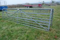 PAIR OF 15' GALVANISED FIELD GATES - 4