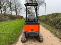 2015 HITACHI 17U 1.7T MINI DIGGER - 4