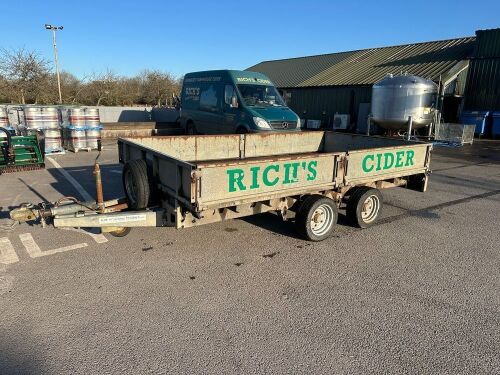 IFOR WILLIAMS 12' TWIN AXLE TRAILER