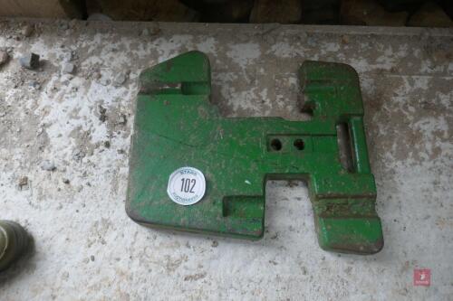 JD WAFER FRONT WEIGHT