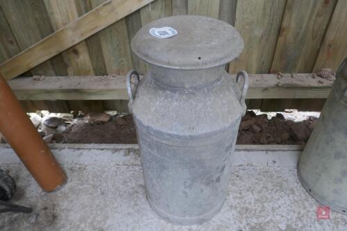 ALUMINIUM MILK CHURN