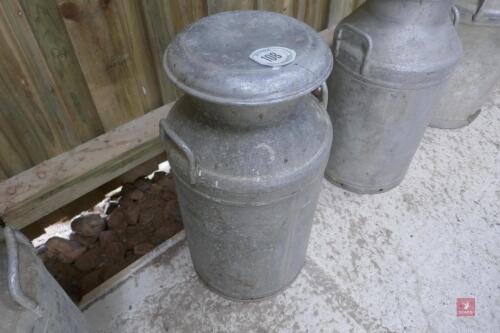 ALUMINIUM MILK CHURN