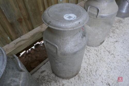 ALUMINIUM MILK CHURN