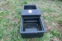 DOUBLE SIDED PLASTIC WATER TROUGH - 2
