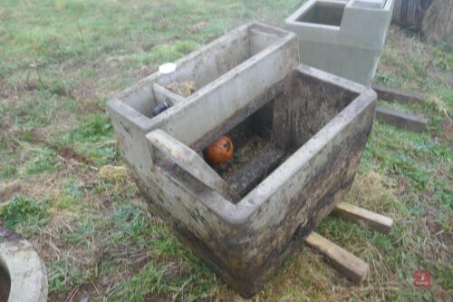 CONCRETE WATER TROUGH