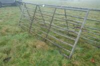 9' GALVANISED YARD GATE - 2