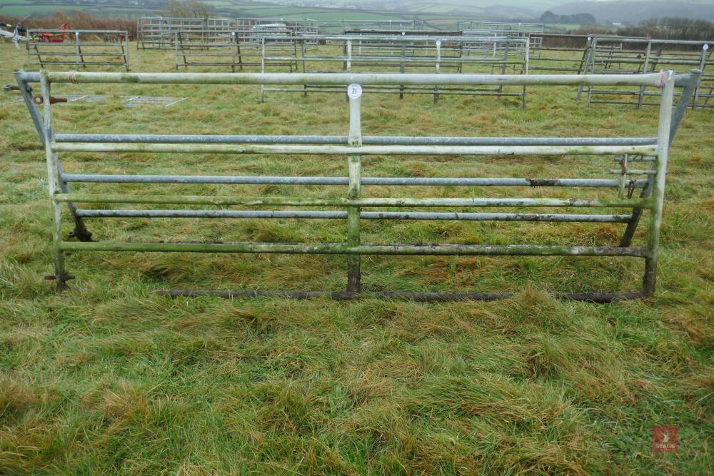 10' GALVANISED YARD GATE