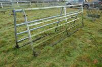 10' GALVANISED YARD GATE - 2