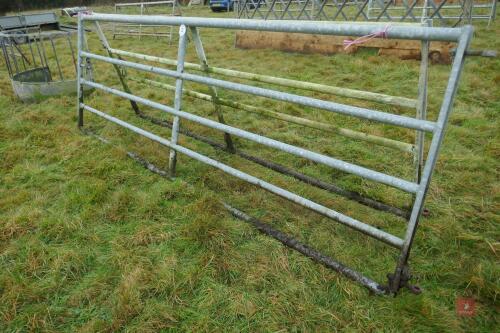 11' GALVANISED YARD GATE