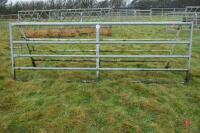 11' GALVANISED YARD GATE - 2