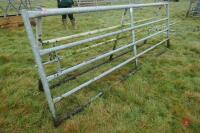 11' GALVANISED YARD GATE - 3