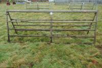 PAIR OF 10' GALVANISED YARD GATES