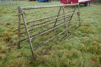 PAIR OF 10' GALVANISED YARD GATES - 5