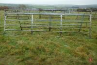 14' GALVANISED YARD GATE