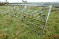 14' GALVANISED YARD GATE - 2