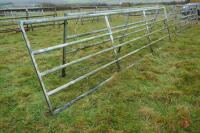 14' GALVANISED YARD GATE - 5