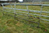 11' GALVANISED YARD GATE - 3