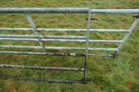 11' GALVANISED YARD GATE - 4