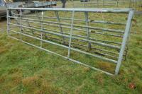 14' GALVANISED YARD GATE - 2