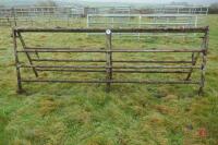 PAIR OF 10' GALVANISED YARD GATES