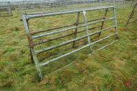 9' GALVANISED YARD GATE - 3