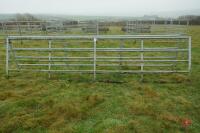 15' GALVANISED YARD GATE