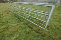 15' GALVANISED YARD GATE - 2