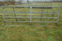 10' GALVANISED YARD GATE