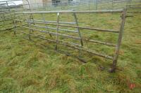 16' 8 GALVANISED YARD GATE - 2