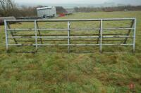 14' GALVANISED YARD GATE