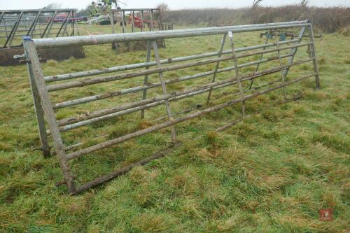 14' GALVANISED YARD GATE