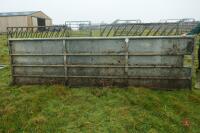 13' X 3' 10'' GALVANISED SHEETED GATE