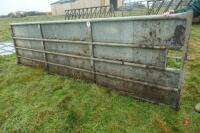 13' X 3' 10'' GALVANISED SHEETED GATE - 3