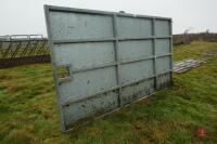 10' 8'' X 6' GALVANISED SHEETED DOOR - 3