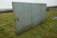 10' 8'' X 6' GALVANISED SHEETED DOOR - 5