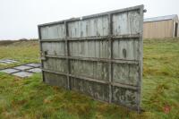 10' X 6' GALVANISED SHEETED DOOR - 3