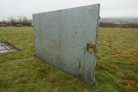 10' X 6' GALVANISED SHEETED DOOR - 4